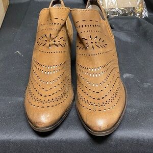 Coldwater Creek Brown Ankle Booties